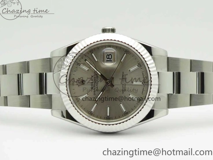 1229 DateJust II 126334 41mm SS BP Maker 1:1 Best Edition Silver Dial Fluted Bezel on Oyster Bracelet SunProtective 3326